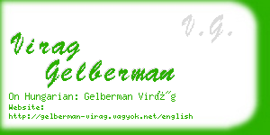 virag gelberman business card